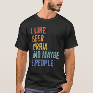 I Like Beer Birria And Maybe 3 People Tacos  Drink T-Shirt