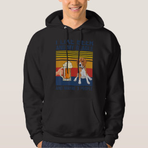I Like Beer My Beagle & Maybe 3 People Dog Owner Hoodie