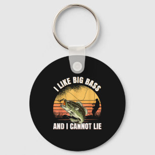 I Like Big B And I Cannot Lie Fishing Key Ring