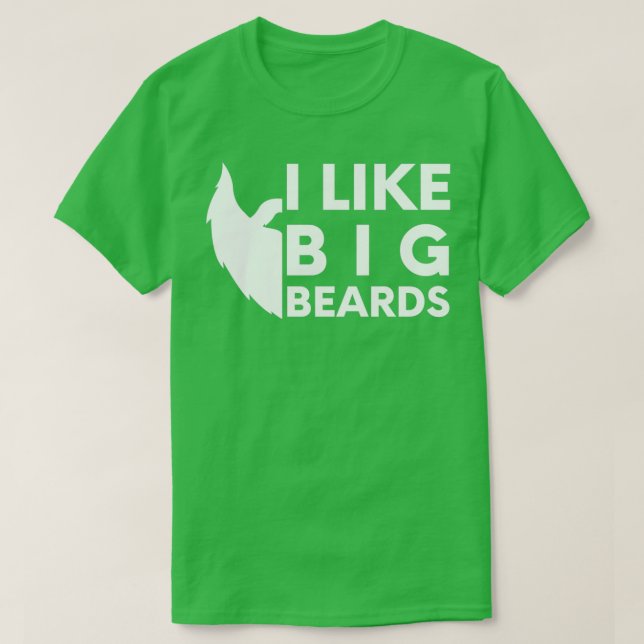 I like big beards 70 T-Shirt (Design Front)