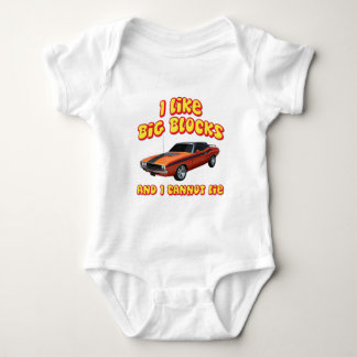 I Like Big Blocks & I Cannot Lie Dodge Challenger Baby Bodysuit