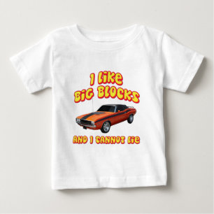 I Like Big Blocks & I Cannot Lie Dodge Challenger Baby T-Shirt