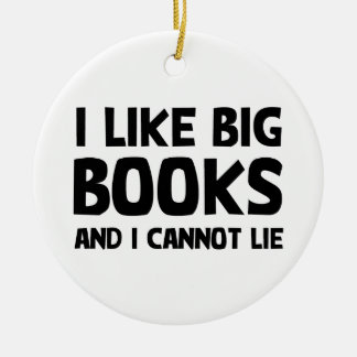 I Like Big Books Ceramic Tree Decoration