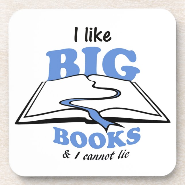 I like Big Books Coaster (Front)