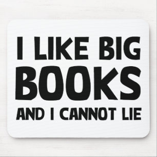 I Like Big Books Mouse Mat