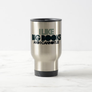 I Like Big Books Travel Mug