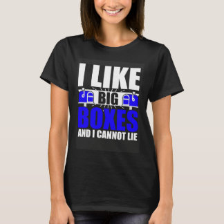 I Like Big Boxes Postal Mailman Worker Postmen T-Shirt