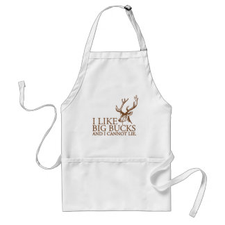 I like big bucks and i cannot lie funny tshirt standard apron