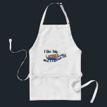 I Like Big Latkes Funny Hanukkah Apron<br><div class="desc">Funny Hanukkah Apron

I Like Big Latkes And I Cannot Lie</div>