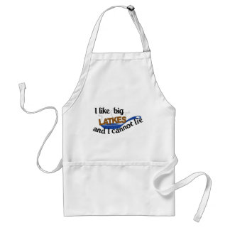 I Like Big Latkes Funny Hanukkah Apron