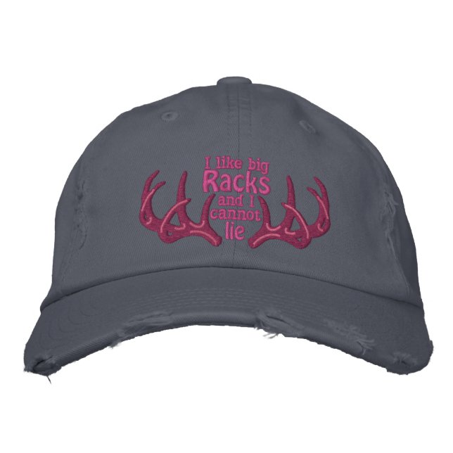 I like big racks and I cannot lie Embroidered Hat (Front)