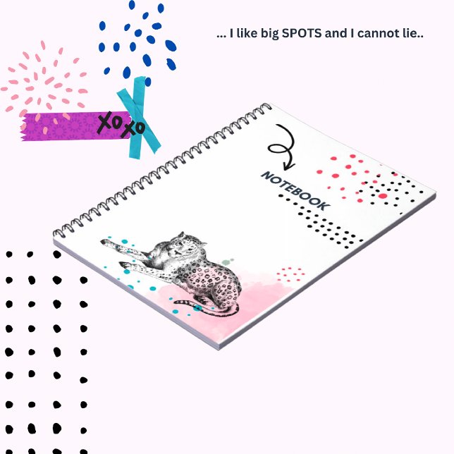 I Like Big Spots Leopard Notebook (Creator Uploaded)