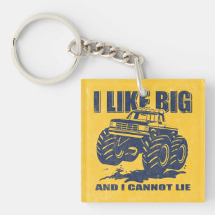 I Like Big Trucks Key Ring