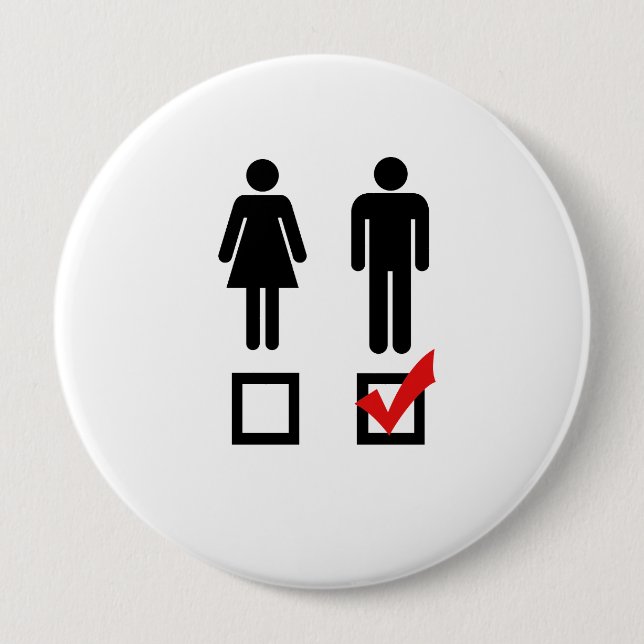 I Like boys 10 Cm Round Badge (Front)