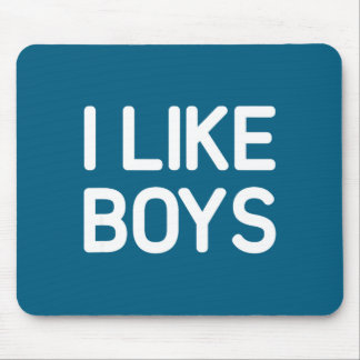 I Like Boys Funny Jokes Sarcastic  Mouse Mat
