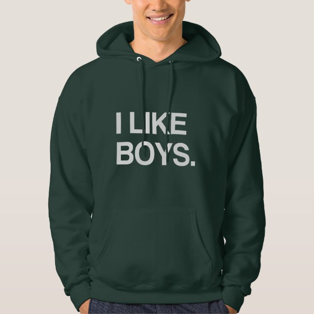 I LIKE BOYS HOODIE (Front)