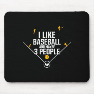 I Like Bysebyll And Maybe 3 People 1 Mouse Mat