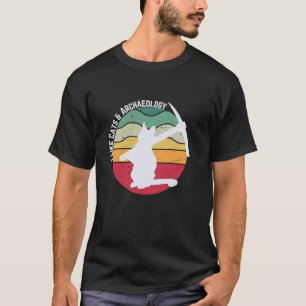 I Like Cat And Archaeology - Cat - Funny Archaeolo T-Shirt