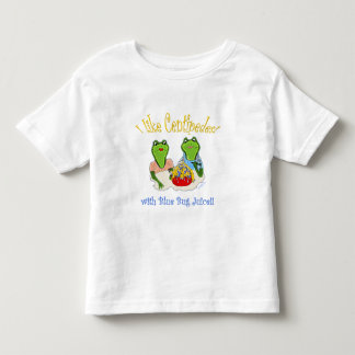 I Like Centipedes with Blue Bug Juice Toddler T-Shirt
