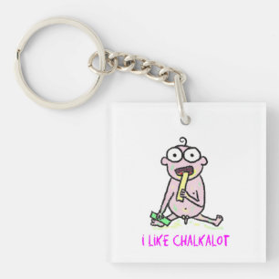 I Like Chalkalot Key Ring