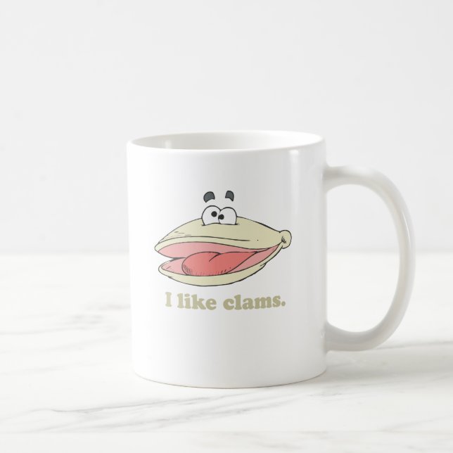 I like clams coffee mug (Right)