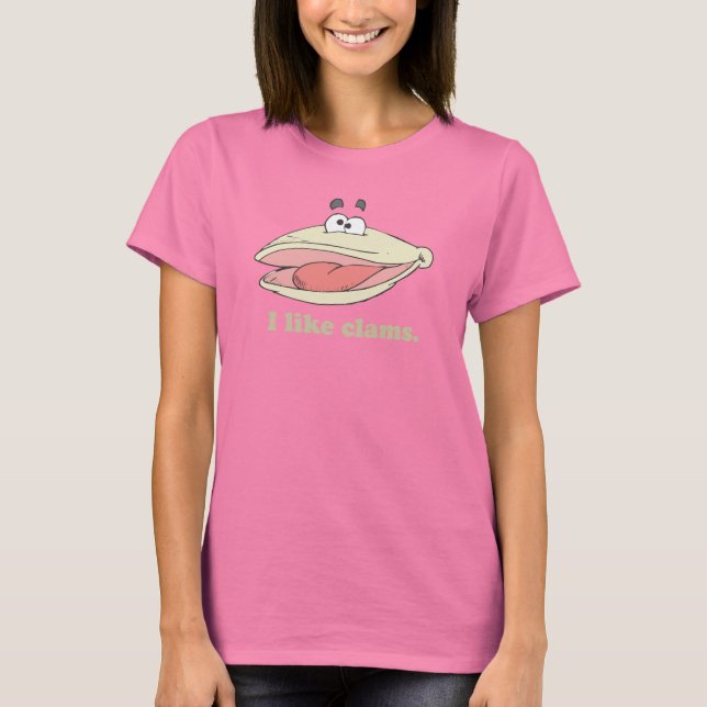 I LIKE CLAMS T-Shirt (Front)