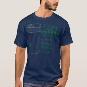 I like coffee and occasionally my barista T-Shirt