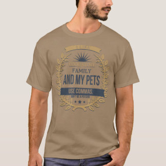 I Like Cooking My Family Funny Sarcastic Humour T-Shirt