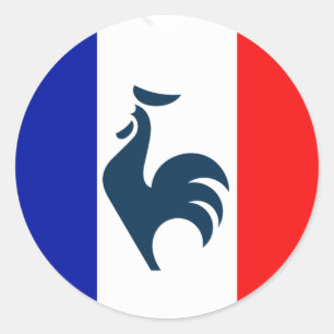 I like coq flag France Classic Round Sticker