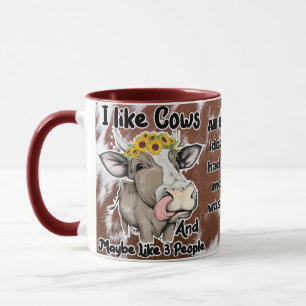 i like cows and maybe like 3 people mug
