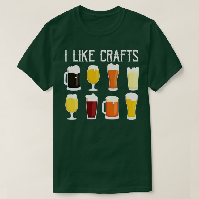 I like Crafts Craft Beer T-Shirt (Design Front)