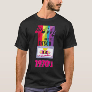 I like Disco Outfit Party 1970s and 80s 90s Retro T-Shirt