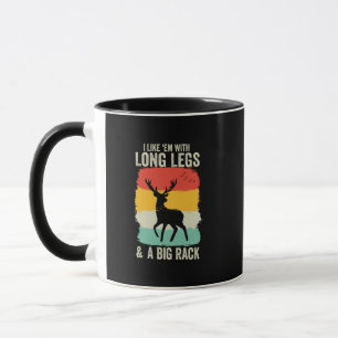I Like Em With Long Legs & A Big Rack Retro Mug