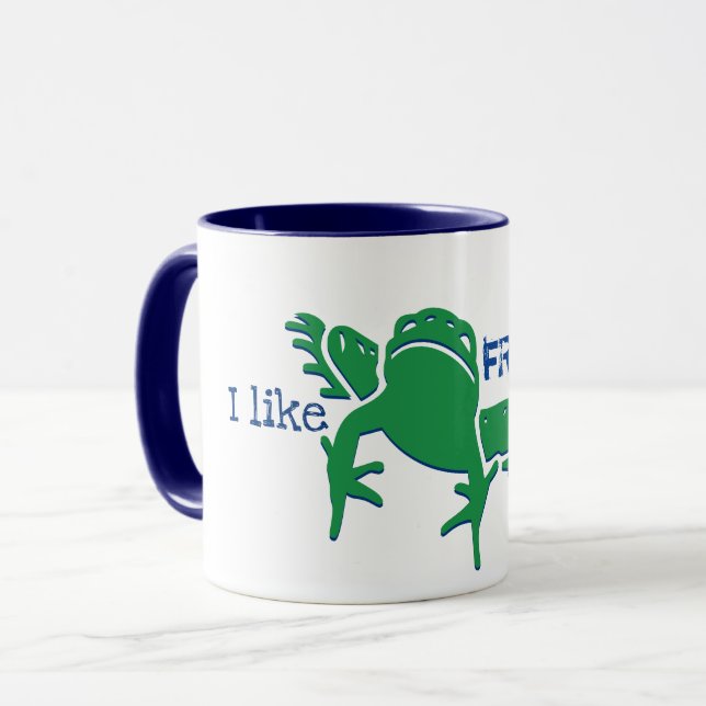 I Like Frogs Mug (Front Left)