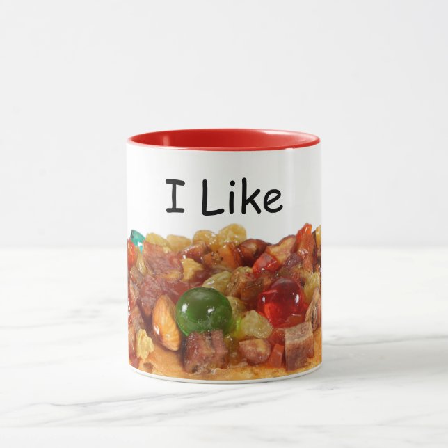I like fruitcake coffee confessions mug (Center)