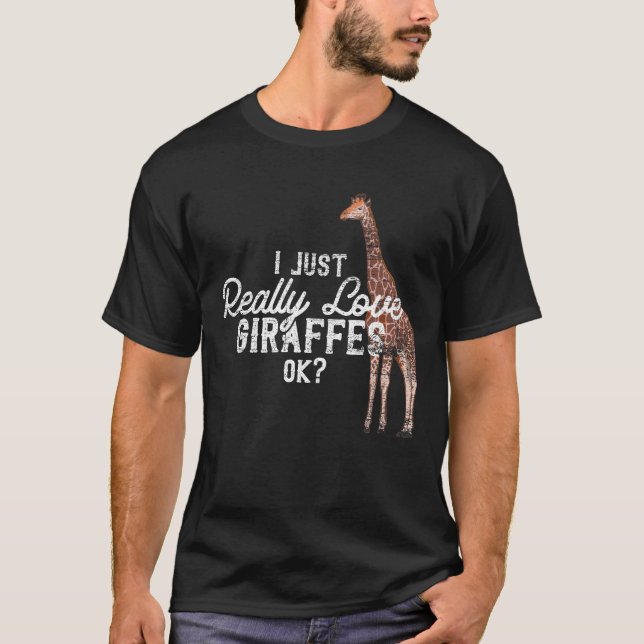 I like giraffes T-Shirt (Front)