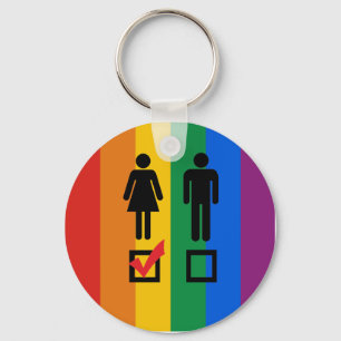 I LIKE GIRLS KEY RING