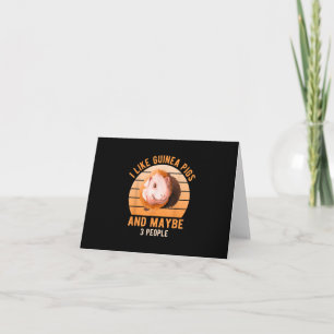 I Like Guinea Pigs Wheek Cavy Lover Guinea Pig Mum Card