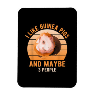 I Like Guinea Pigs Wheek Cavy Lover Guinea Pig Mum Magnet