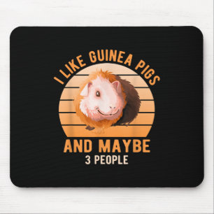 I Like Guinea Pigs Wheek Cavy Lover Guinea Pig Mum Mouse Mat