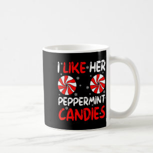 I Like Her Peppermint Candies Couple Matching Chri Coffee Mug