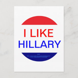 I LIKE HILLARY (MULTIPLE PRODUCTS) POSTCARD