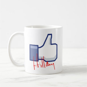 I LIKE HILLARY -.png Coffee Mug