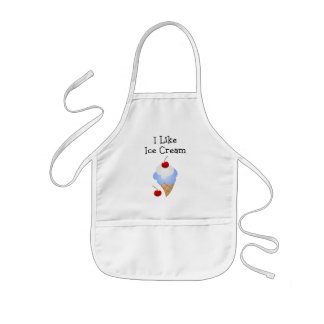 I Like Ice Cream (Boy) Kids Apron