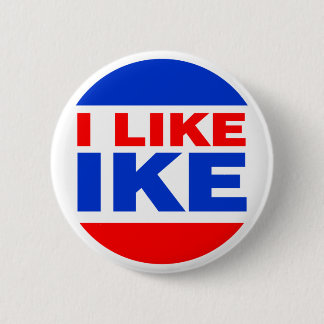 I Like Ike 6 Cm Round Badge