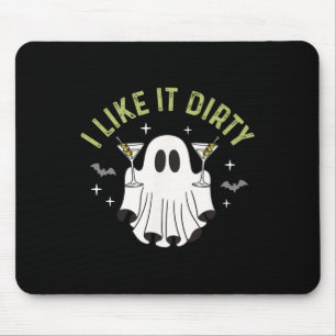 I Like It Dirty Halloween Dirty Martini Ghost Mouse Mat