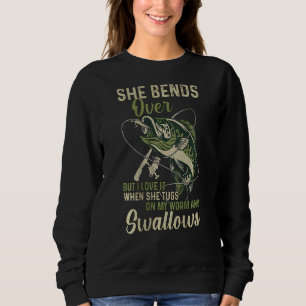 I Like It When She Bends Over But Love It Worm And Sweatshirt