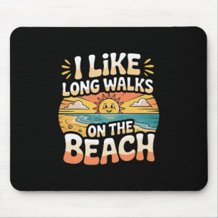 I Like Long Walks On The Beach Summer Tourist - 1 Mouse Mat