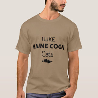I Like Maine Coon Cats Oversized T-Shirt
