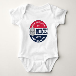 I-LIKE-MIKE-BUTTON-REPUBLICAN BABY BODYSUIT